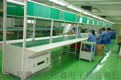 电子厂车间操作台 PVC防静电流水线 抗高温 耐腐蚀电子组装线